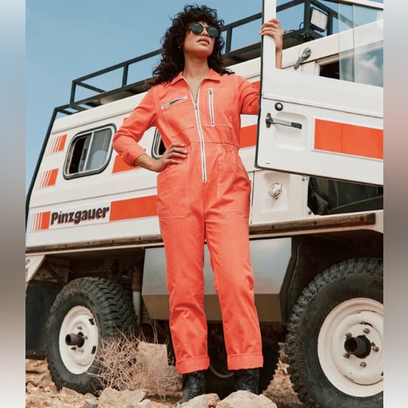 ATWYLD Cadet Jumpsuit, size Large, color Cherry Bomb, BNWT - Picture 1 of 6